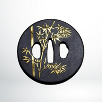 Damascene Ornamental Katana sword guard