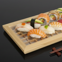 Sushi on the Kumiko Craft Plate